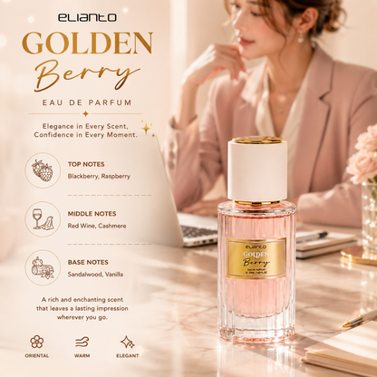 Elianto Golden EDP / Eau De Parfum / Mingyak Wangi Tahan Lama Long Lasting