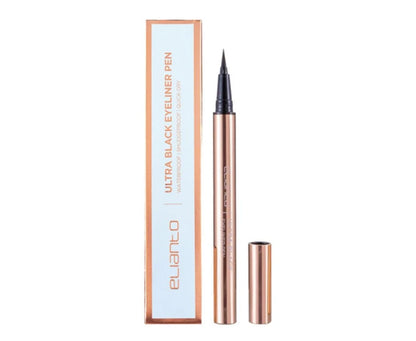 Elianto ultra black eyeliner pen with packaging on a white background