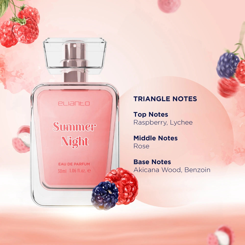 Elianto Summer Night Perfume – Long-lasting scent with evening allure