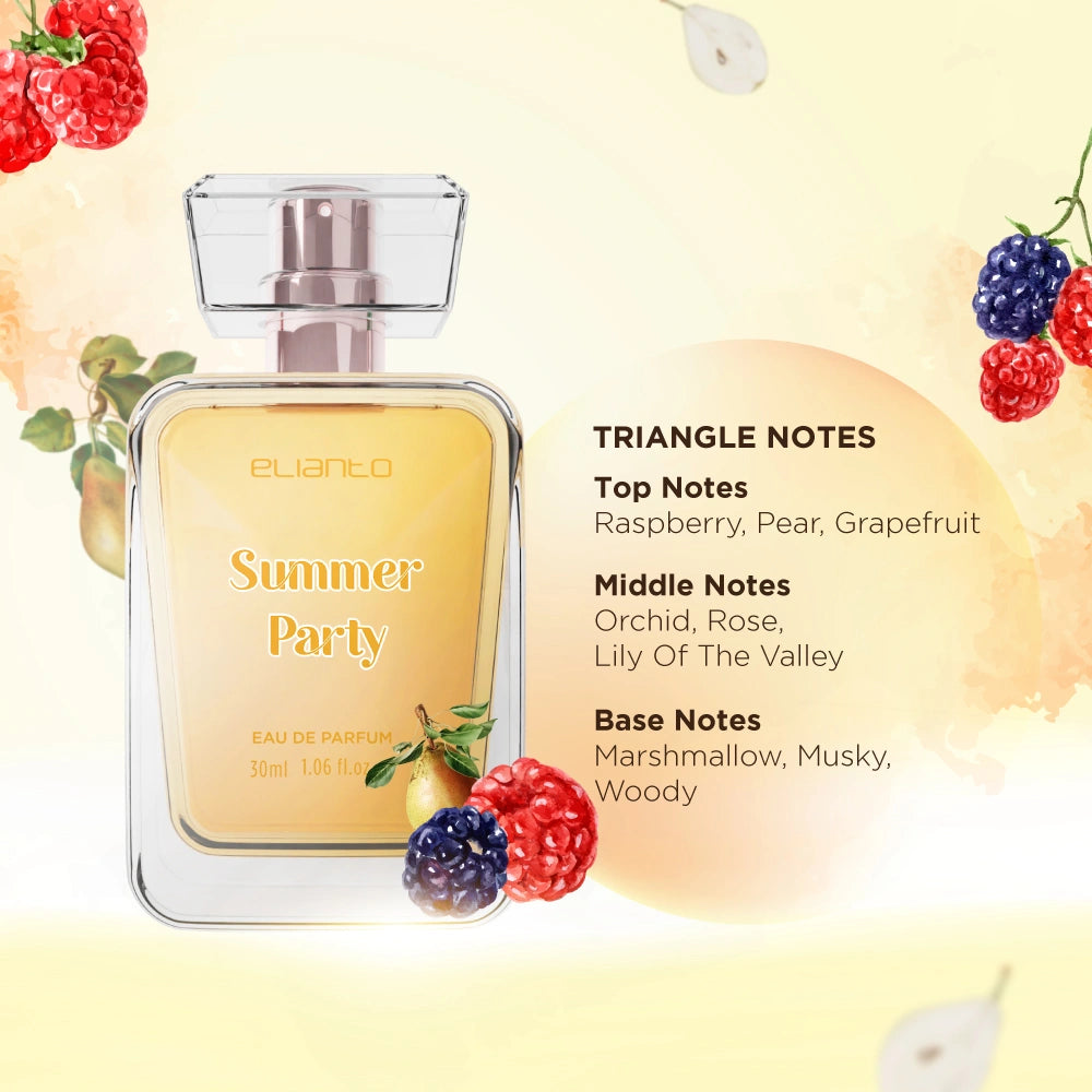 Elianto Summer Party fragrance – Fruity floral summer scent