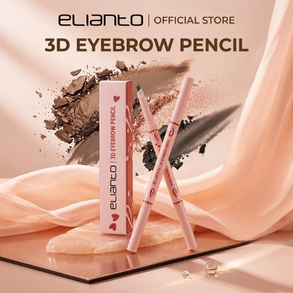 Elianto 3D Eyebrow Pencil -  Dual-Ended Brow Definer with Natural Finish