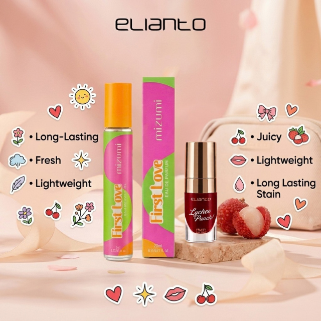 Elianto Mini Scent & Tint To Go Set (Travel Friendly)