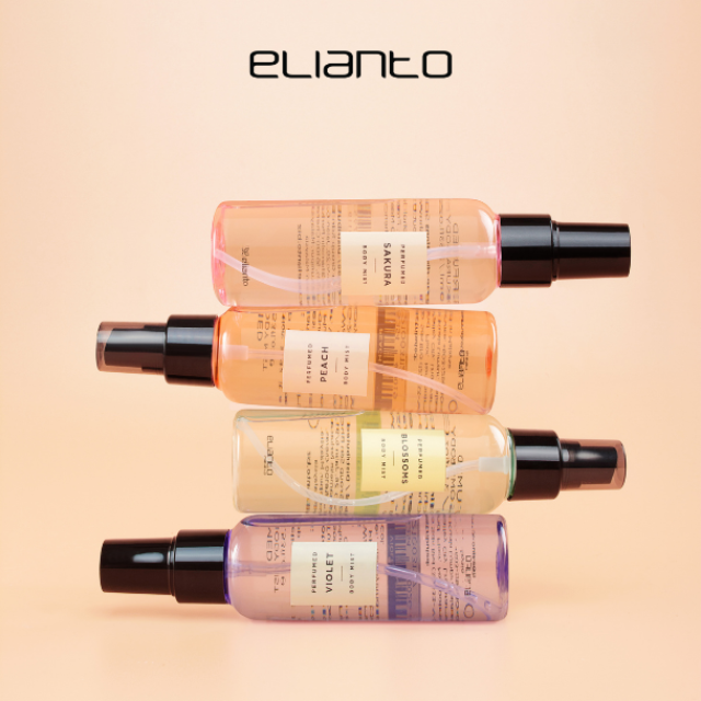 Elianto Body Mist (Coconut/ Watermelon/ Bubblegum Scent) 100ml – Lightweight and Non-Sticky