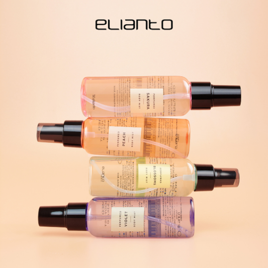 Elianto Body Mist (Coconut/ Watermelon/ Bubblegum Scent) 100ml – Lightweight and Non-Sticky