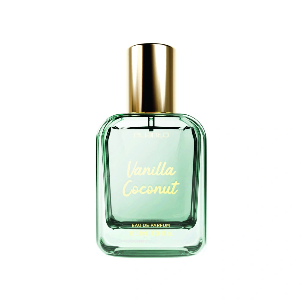 Elianto Vanilla Coconut Eau De Parfum – sweet vanilla and creamy coconut perfume for women