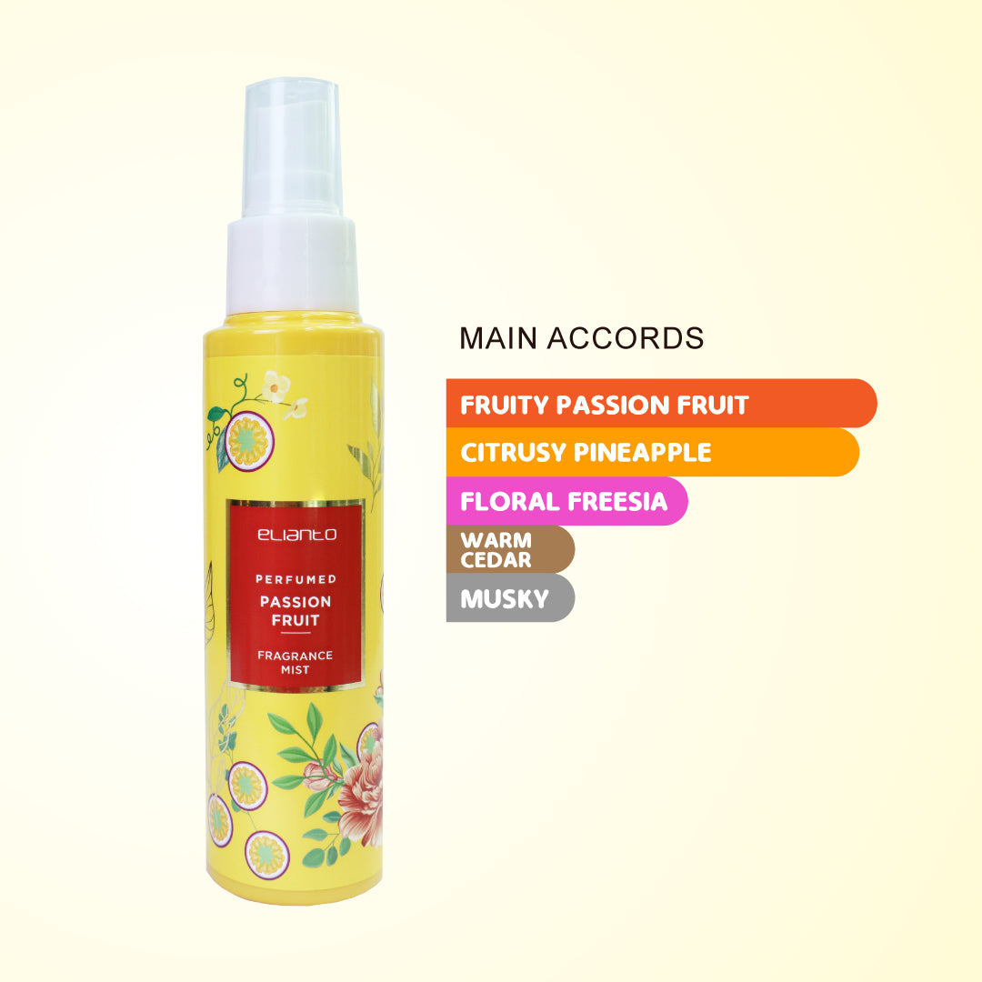 Elianto Passion Fruit Perfumed Fragrance Mist