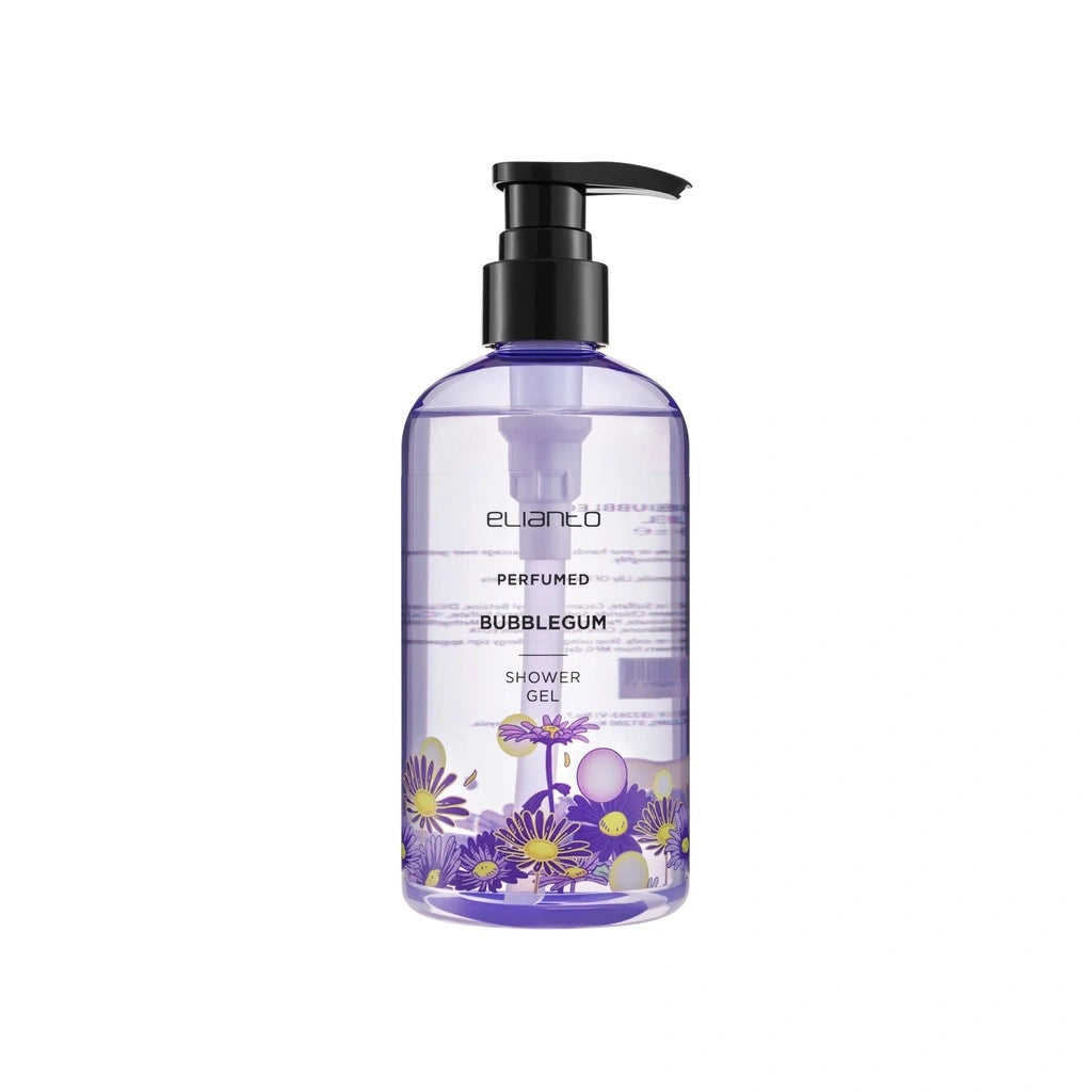 Elianto Shower Gel infused with playful bubblegum scent