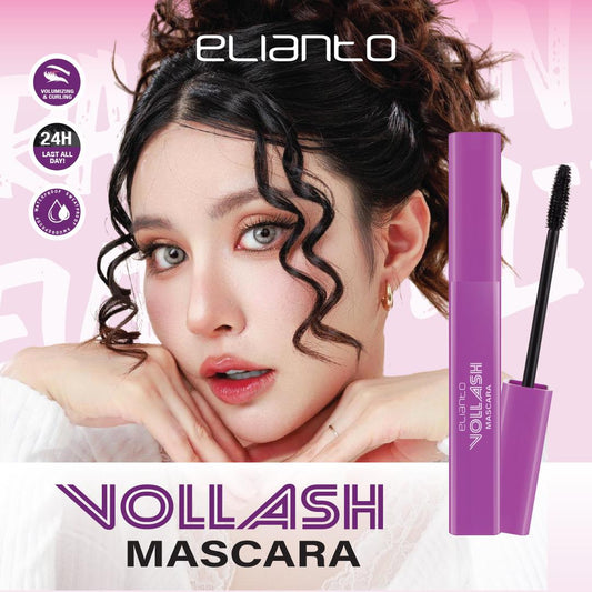 Elianto Vollash Mascara - Waterproof & Long-Lasting Mascara