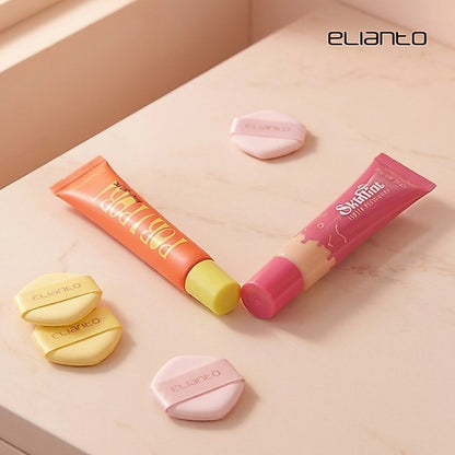 Elianto Skin Tint Foundation + Pori Pori Primer + Finger Makeup Puff