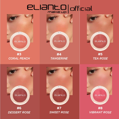 Elianto Mono Blush – Everyday Blusher for Fresh, Youthful Glow