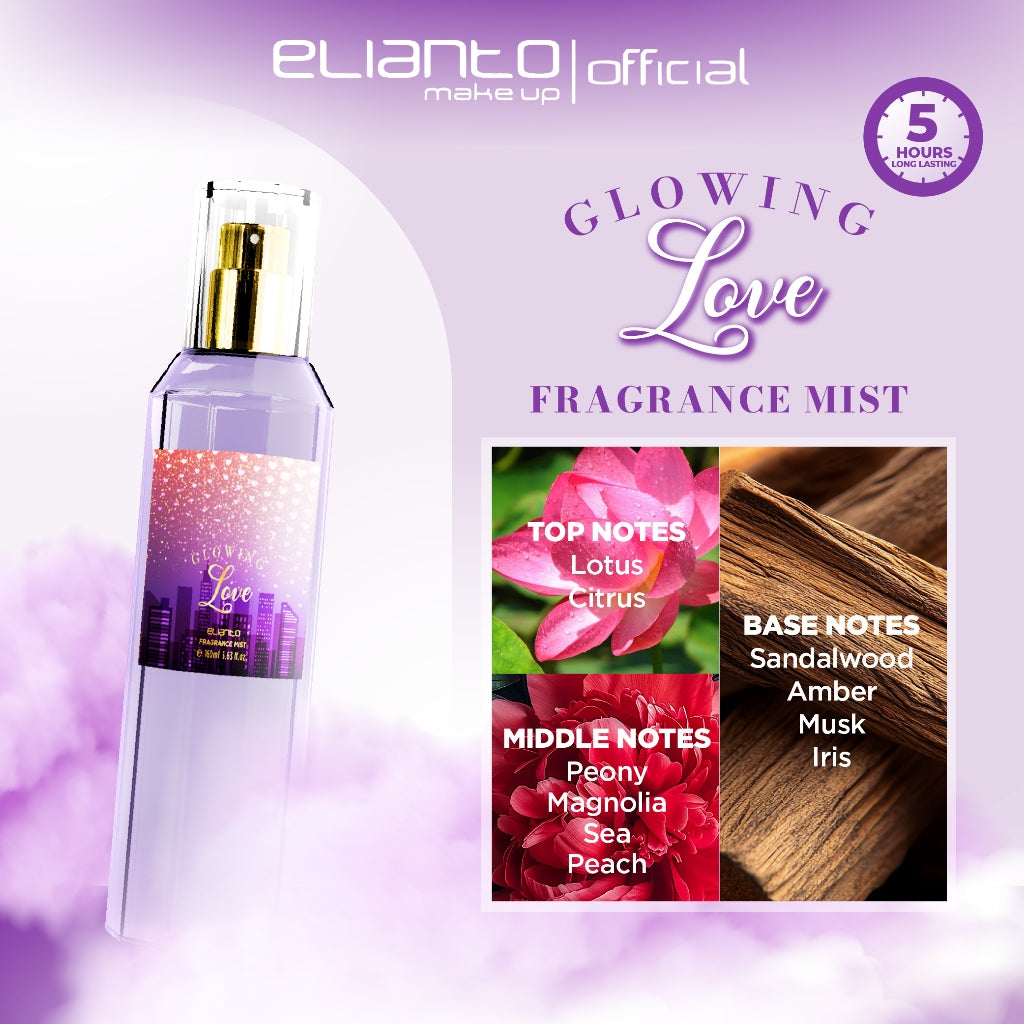Elianto Best Selling Glowing Fragrance Mist 160ML – Daily Use, Long-Lasting Scent