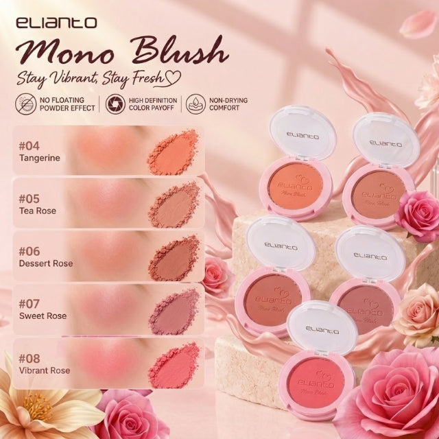 【1.11 New Launch】Elianto Mono Blush (Lightweight Feel, Long Lasting Freshness)