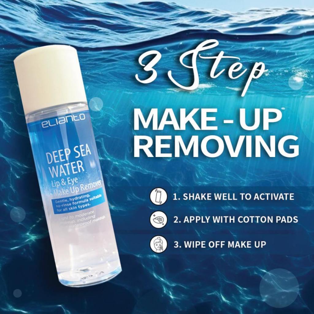 Elianto Deep Sea Lip & Eyes Make Up Remover