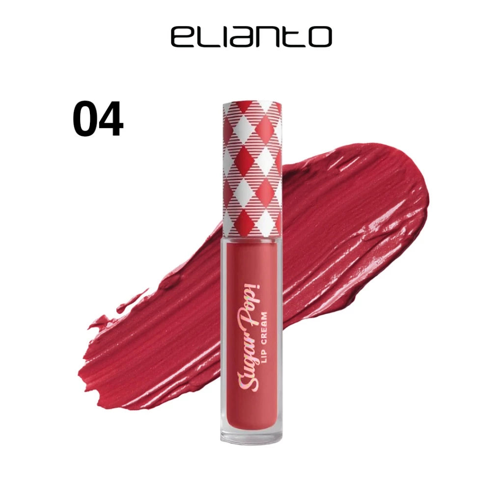 Elianto Sugar Pop Lip Cream - Semi-Matte Finish, Comfortable for Daily Use