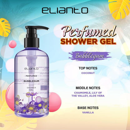 Elianto Long-Lasting Fragrance Shower Gel - Daily use scented body wash for Unisex