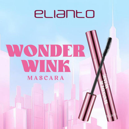 Elianto Wonder Wink Mascara –  Volumizing & Lengthening Mascara for Long, Curled Lashes