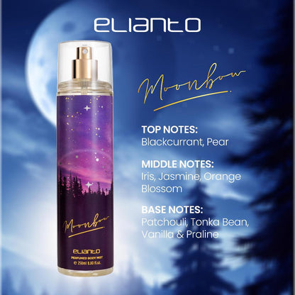 Elianto Fairyland Perfumed Body Mist Fragrance Perfume (250ML) - Spray for Layering & Everyday Use