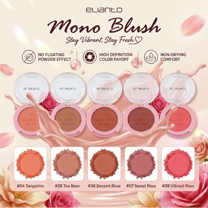 【1.11 New Launch】Elianto Mono Blush (Lightweight Feel, Long Lasting Freshness)