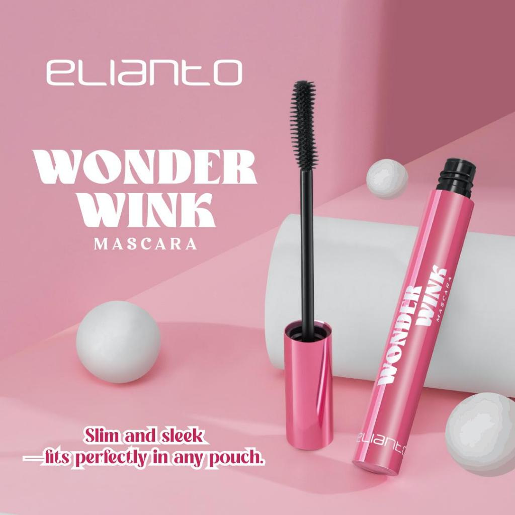 Elianto Wonder Wink Mascara –  Volumizing & Lengthening Mascara for Long, Curled Lashes