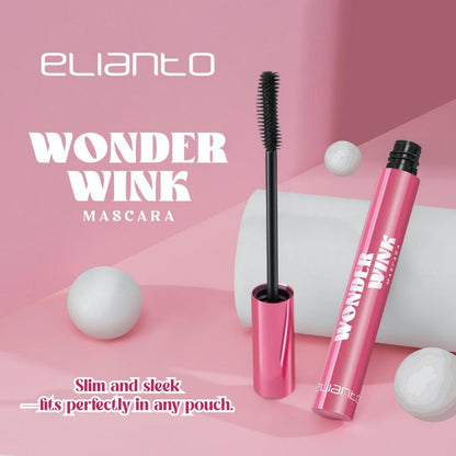 Elianto Wonder Wink Mascara –  Volumizing & Lengthening Mascara for Long, Curled Lashes