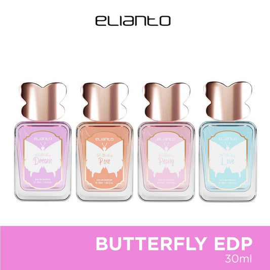 Elianto Butterfly Eau De Parfum EDP -  Elegant Fruity Sweet Scent for Women