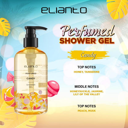 Elianto Long-Lasting Fragrance Shower Gel - Daily use scented body wash for Unisex