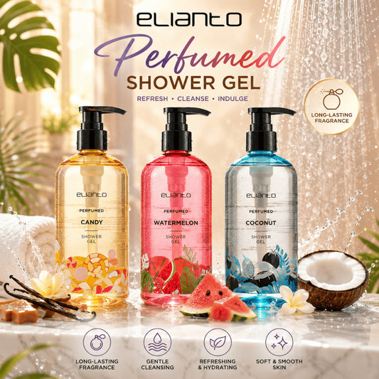 Elianto Long-Lasting Fragrance Shower Gel - Daily use scented body wash for Unisex
