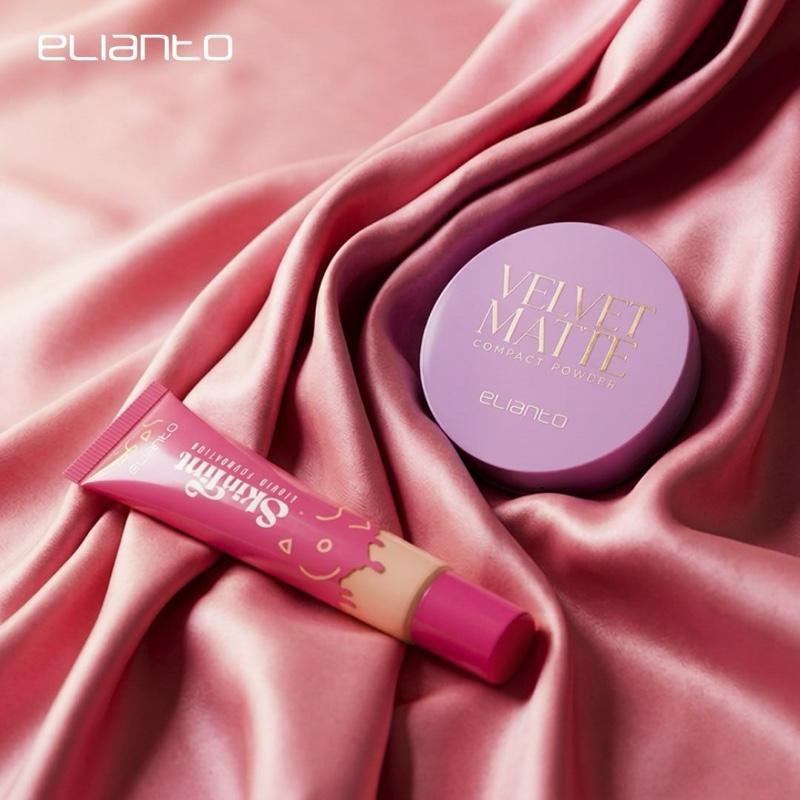 Elianto Skin Tint Foundation + Velvet Matte Compact Powder