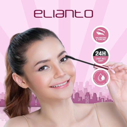 Elianto Wonder Wink Mascara –  Volumizing & Lengthening Mascara for Long, Curled Lashes