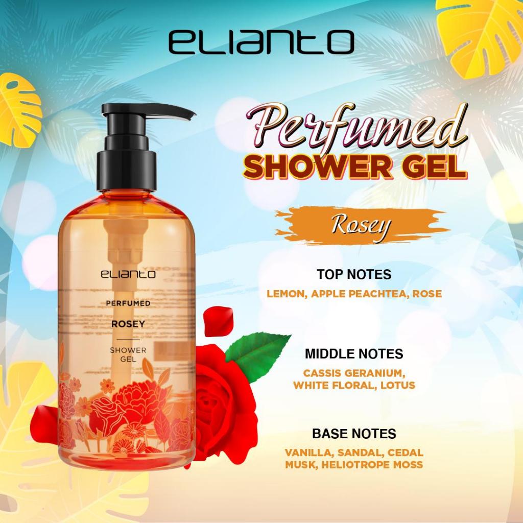 Elianto Long-Lasting Fragrance Shower Gel - Daily use scented body wash for Unisex