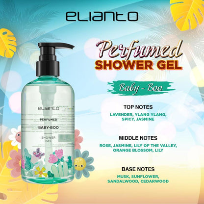 Elianto Long-Lasting Fragrance Shower Gel - Daily use scented body wash for Unisex