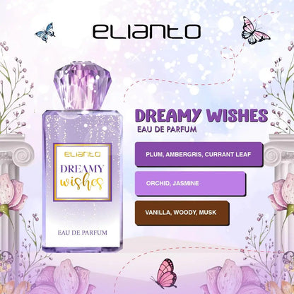 Elianto Wishes Eau De Parfum -Long-Lasting, Versatile scent for Day & Night Wear