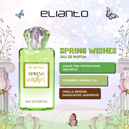 Elianto Wishes Eau De Parfum -Long-Lasting, Versatile scent for Day & Night Wear