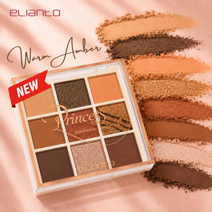 Elianto 9 Pallette Princess Eyeshadow (Pigmented Colors)