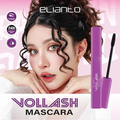 Elianto Vollash Mascara - Waterproof & Long-Lasting Mascara