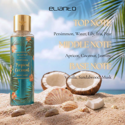 Elianto Perfumed Coconut Series Fragrance Body Mist (250ml)