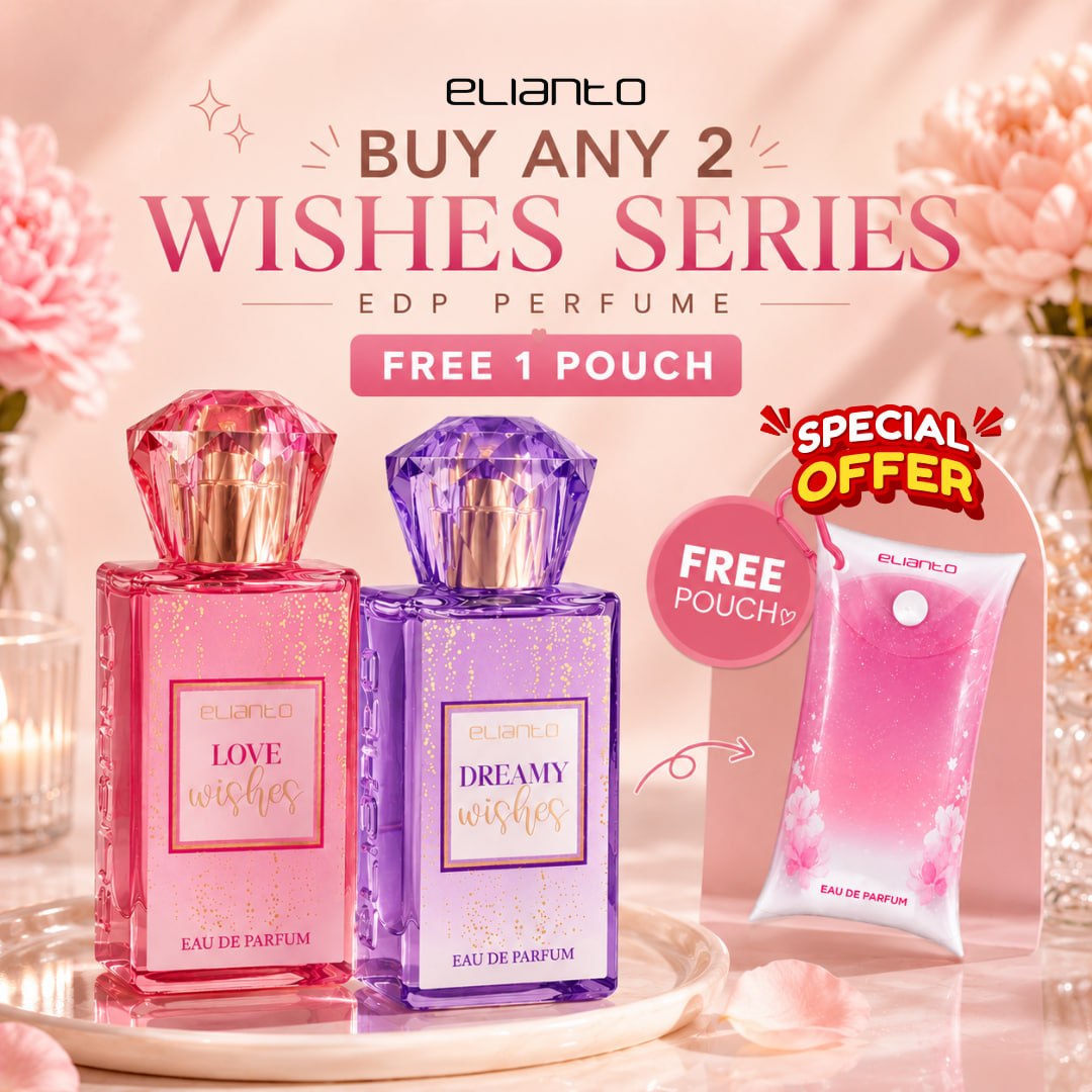 Elianto Wishes Eau De Parfum -Long-Lasting, Versatile scent for Day & Night Wear