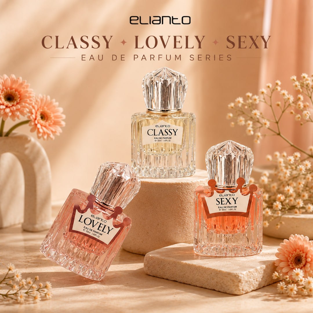 Elianto Queen Eau De Parfum - Women’s Perfume for Daily Wear, Fresh Floral Fruity Scent