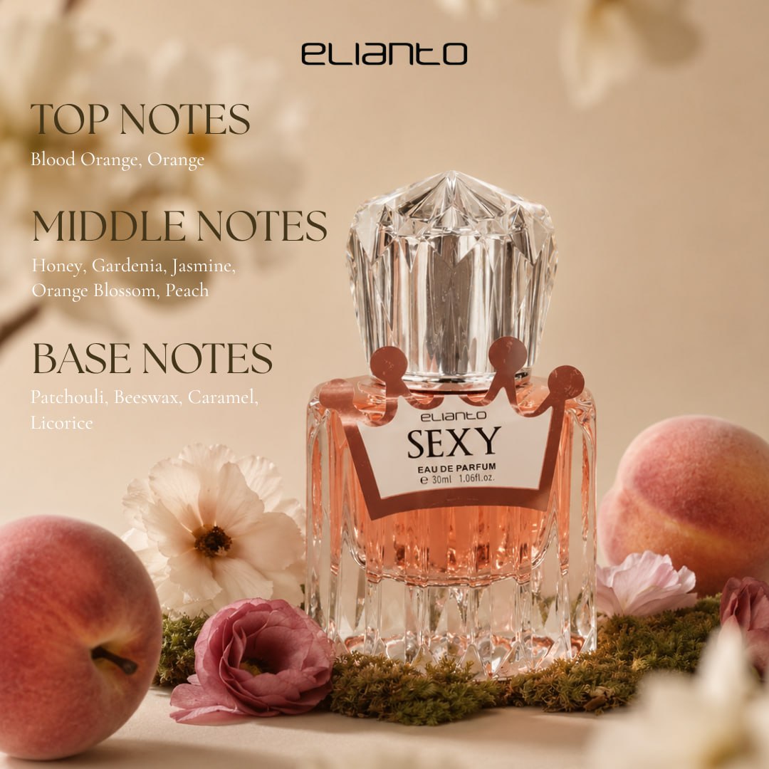 Elianto Queen Eau De Parfum - Women’s Perfume for Daily Wear, Fresh Floral Fruity Scent