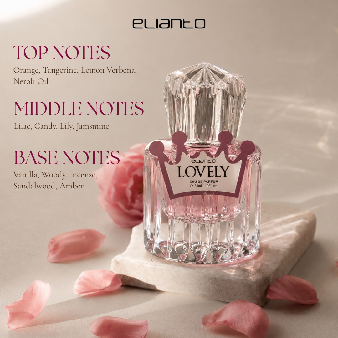 Elianto Queen Eau De Parfum - Women’s Perfume for Daily Wear, Fresh Floral Fruity Scent