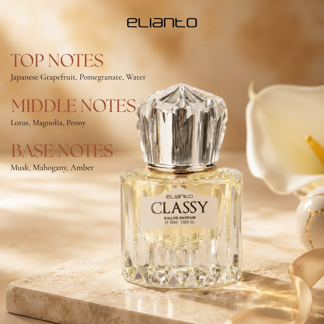 Elianto Queen Eau De Parfum - Women’s Perfume for Daily Wear, Fresh Floral Fruity Scent