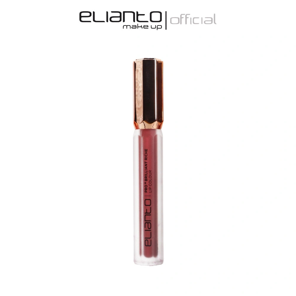 Elianto Pro+ Lipstick Fuchsia Rose – intense color payoff with a juicy pink-purple shine
